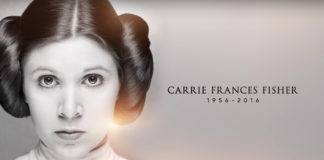 Un adiós a la altura de Leia