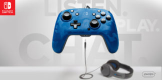 Nuevo control para Nintendo Switch con entrada para audífonos