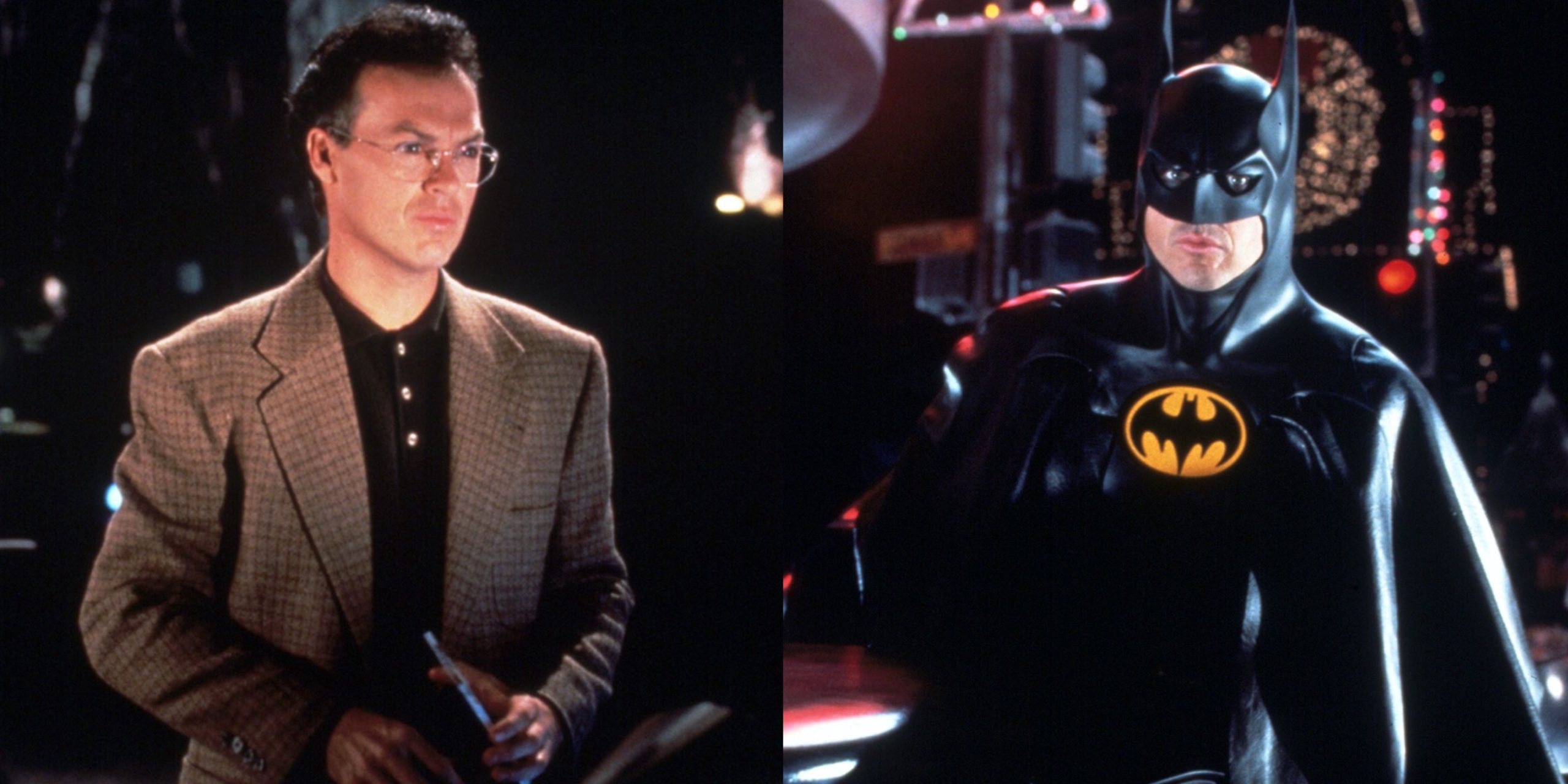 Michael Keaton como Bruce Wayne y Batman.